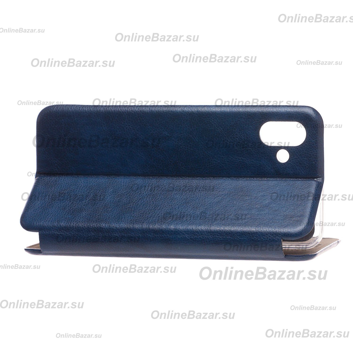 Чехол для Samsung SM-A045F (Galaxy A04) флип боковой кожзам №3 <синий> ― Nsk.OnlineBazar.su