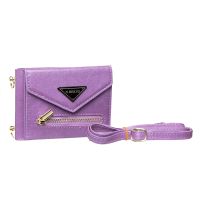 Чехол для Samsung SM-F731B (Galaxy Z Flip 5) экокожа с ремешком <фиолетовый> ― Nsk.OnlineBazar.su