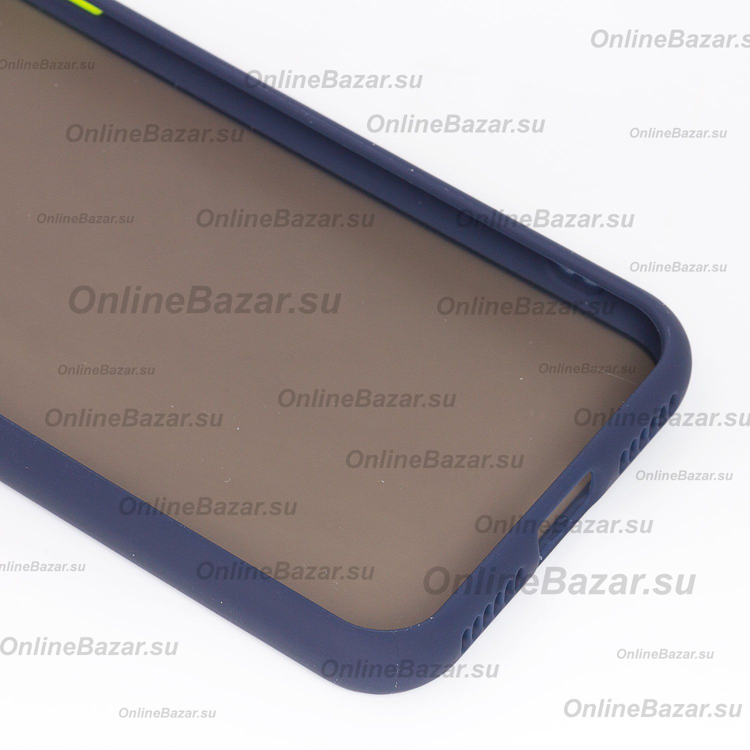Чехол для Apple iPhone 8 пластиковый с окантовкой <темно-синий> ― Nsk.OnlineBazar.su