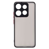 Чехол для Infinix Smart 7 (X6515) пластиковый с окантовкой <черный> ― Nsk.OnlineBazar.su