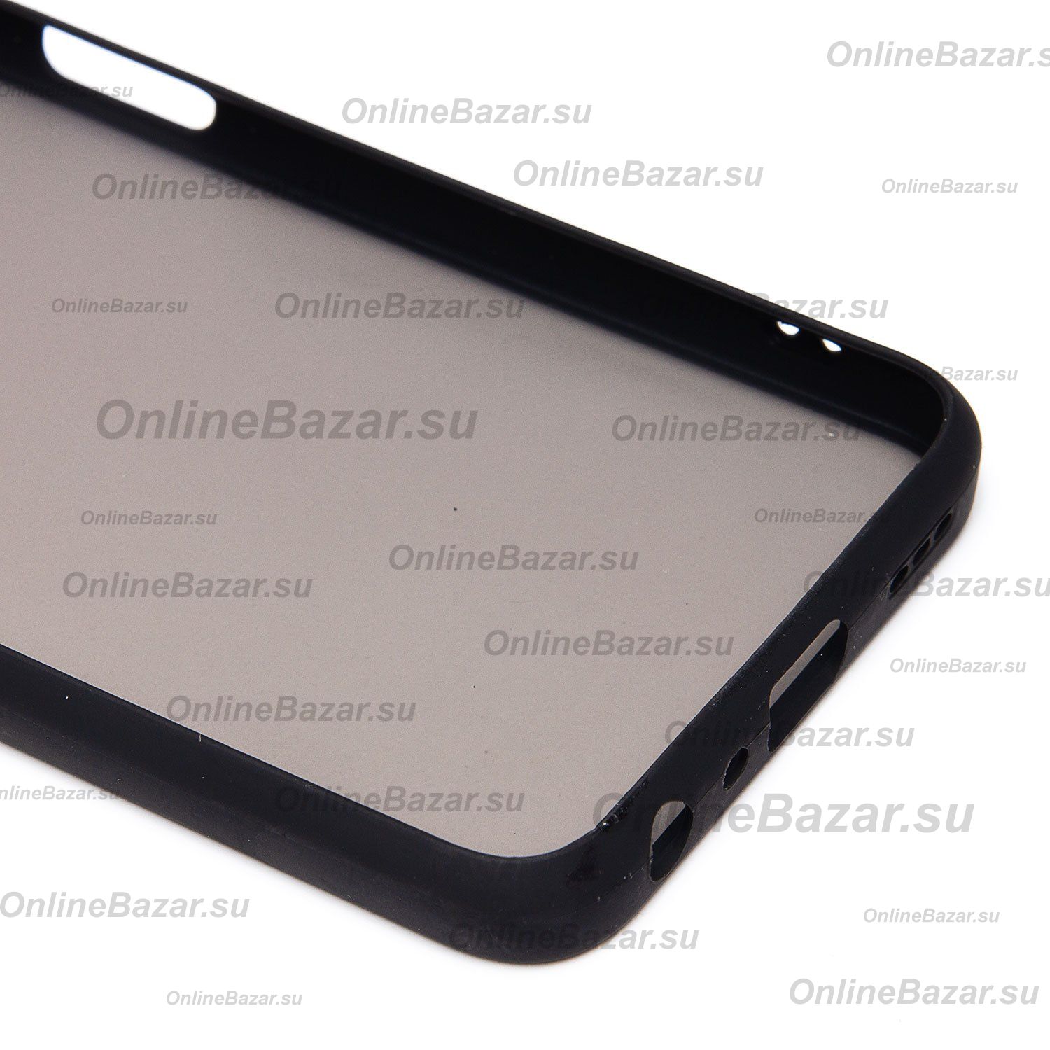 Чехол для Oppo CPH2333 пластиковый с окантовкой <черный> ― Nsk.OnlineBazar.su