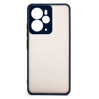 Чехол для Realme RMX5070 пластиковый с окантовкой <темно-синий> ― Nsk.OnlineBazar.su