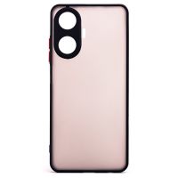 Чехол для Realme C55 пластиковый с окантовкой <черный> ― Nsk.OnlineBazar.su
