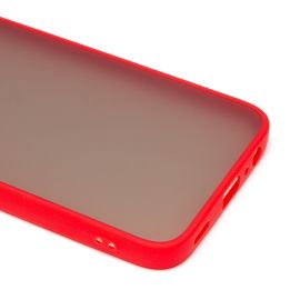 Чехол для Samsung SM-A155F (Galaxy A15) пластиковый с окантовкой <красный>