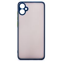 Чехол для Samsung SM-A055F (Galaxy A05) пластиковый с окантовкой <темно-синий> ― Nsk.OnlineBazar.su