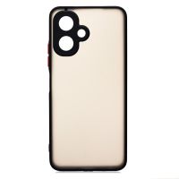 Чехол для Tecno Spark Go 2 (KM4) пластиковый с окантовкой <черный> ― Nsk.OnlineBazar.su