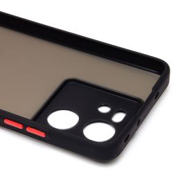 Чехол для Xiaomi 13T Pro пластиковый с окантовкой <черный>
