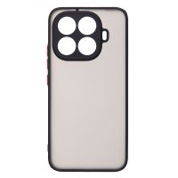 Чехол для Xiaomi 15T Pro пластиковый с окантовкой <черный> ― Nsk.OnlineBazar.su
