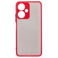 Чехол для Xiaomi 23108RN04Y пластиковый с окантовкой <красный> ― Nsk.OnlineBazar.su