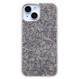 Чехол для Apple iPhone 15 пластиковый Posh Shine <серебристый>