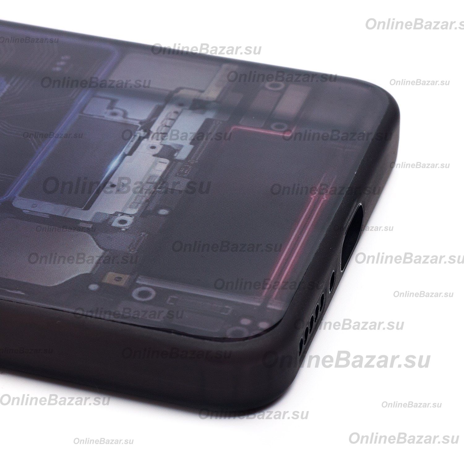 Чехол для Xiaomi 23124RA7EO пластиковый (рис. 088) <фиолетовый> ― Nsk.OnlineBazar.su