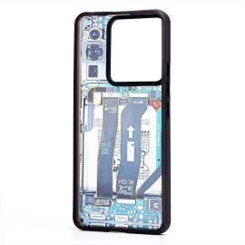 Чехол для Xiaomi 2312DRA50C пластиковый (рис. 088) <голубой>