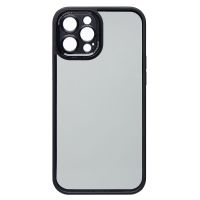 Чехол для Apple iPhone 12 Pro Max пластиковый с закрытой камерой №2 <черный> ― Nsk.OnlineBazar.su
