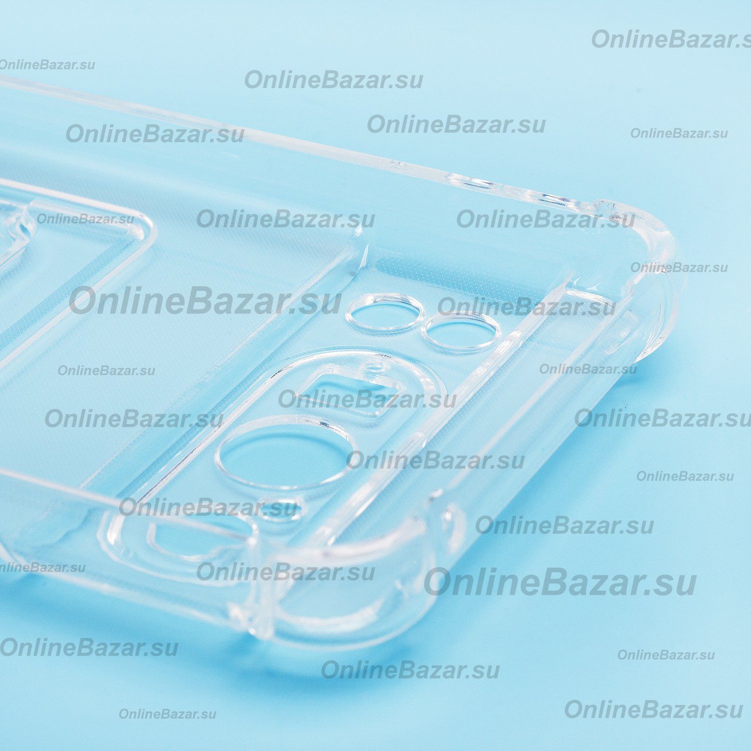 Чехол для Google Pixel 8 Pro силиконовый с картхолдером №2 <прозрачный> ― Nsk.OnlineBazar.su