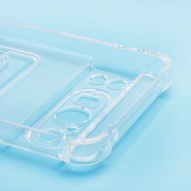 Чехол для Google Pixel 8 Pro силиконовый с картхолдером №2 <прозрачный>