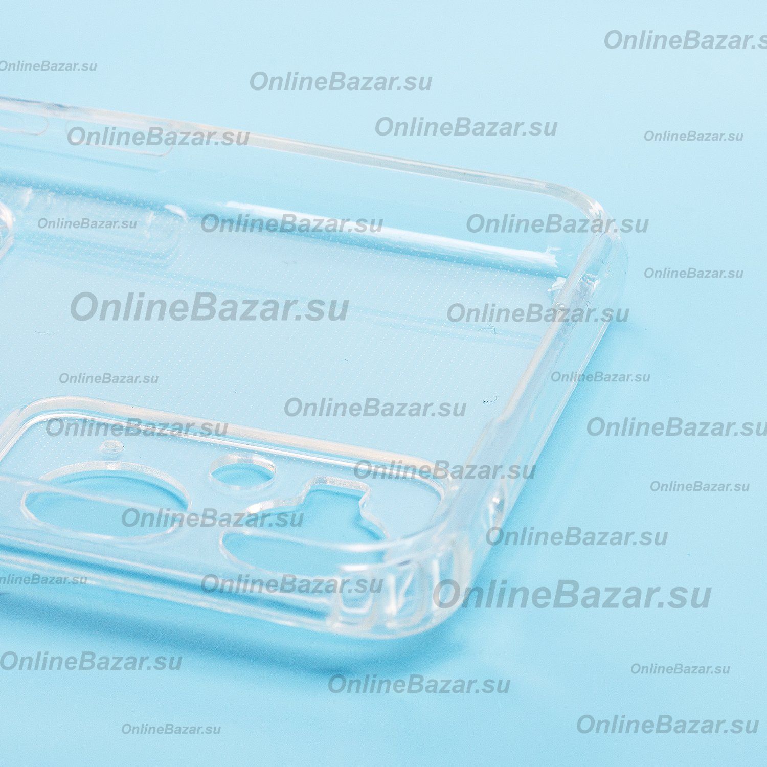 Чехол для Realme RMX3491 силиконовый с картхолдером №2 <прозрачный> ― Nsk.OnlineBazar.su