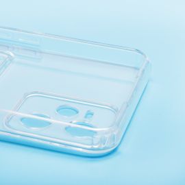 Чехол для Realme RMX3511 силиконовый с картхолдером №2 <прозрачный>