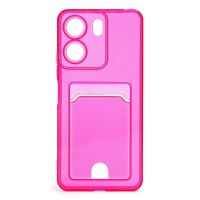 Чехол для Xiaomi 23108RN04Y силиконовый с картхолдером №2 <розовый> ― Nsk.OnlineBazar.su