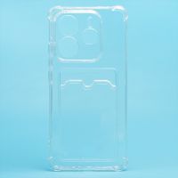 Чехол для Xiaomi Redmi Note 14 5G силиконовый с картхолдером №2 <прозрачный> ― Nsk.OnlineBazar.su