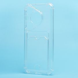 Чехол для Huawei Pura 70 Pro силиконовый с картхолдером <прозрачный>