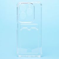 Чехол для Infinix Hot 40 (X6836) силиконовый с картхолдером <прозрачный> ― Nsk.OnlineBazar.su