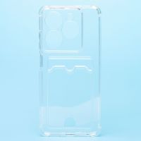 Чехол для Infinix Smart 8 Pro (X6525B) силиконовый с картхолдером <прозрачный> ― Nsk.OnlineBazar.su