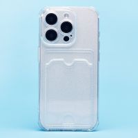 Чехол для Apple iPhone 15 Pro силиконовый с картхолдером №5 <прозрачный> ― Nsk.OnlineBazar.su