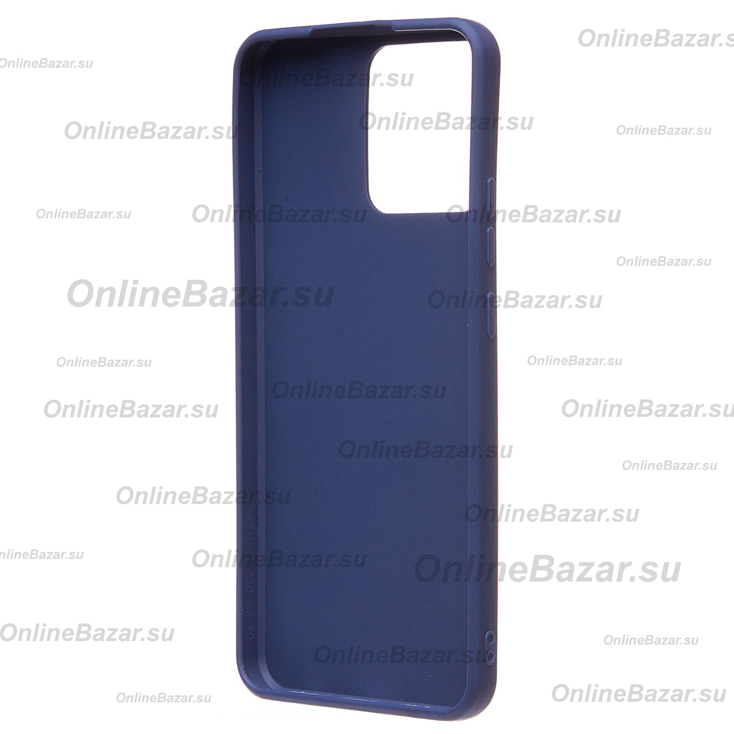 Чехол для Realme C30 силиконовый матовый №5 <синий> ― Nsk.OnlineBazar.su