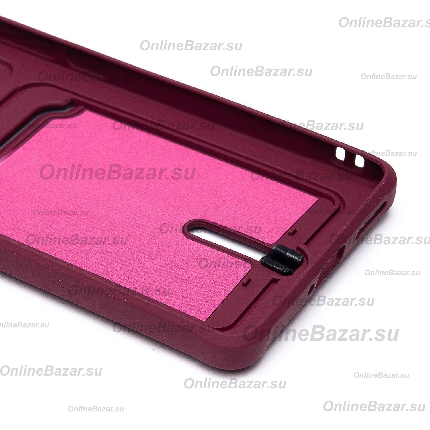 Чехол для Infinix Note 40 (X6853) силиконовый с картхолдером №4 <бордовый> ― Nsk.OnlineBazar.su