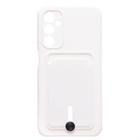 Чехол для Samsung SM-A245F (Galaxy A24) силиконовый с картхолдером №4 <белый> ― Nsk.OnlineBazar.su