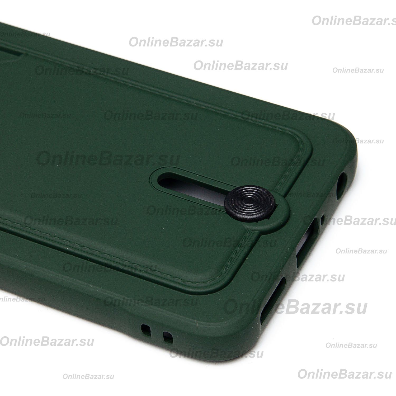 Чехол для Tecno Spark 9 Pro (KH7n) силиконовый с картхолдером №4 <зеленый> ― Nsk.OnlineBazar.su