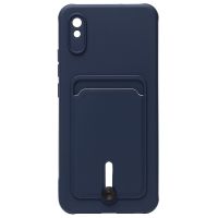 Чехол для Xiaomi M2006C3LC силиконовый с картхолдером №4 <темно-синий> ― Nsk.OnlineBazar.su
