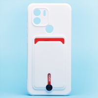 Чехол для Redmi A1 силиконовый с картхолдером №4 <белый> ― Nsk.OnlineBazar.su