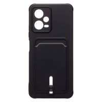 Чехол для Xiaomi 22111317PG силиконовый с картхолдером №4 <черный> ― Nsk.OnlineBazar.su