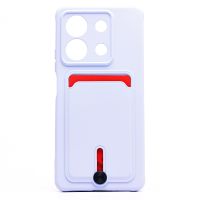 Чехол для Xiaomi Redmi Note 13 5G силиконовый с картхолдером №4 <светло-фиолетовый> ― Nsk.OnlineBazar.su