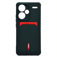 Чехол для Xiaomi 23090RA98G силиконовый с картхолдером №4 <зеленый> ― Nsk.OnlineBazar.su