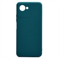 Чехол для Realme C30 силиконовый матовый №8 <зеленый> ― Nsk.OnlineBazar.su