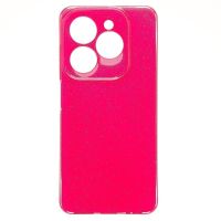 Чехол для Infinix Hot 40i (X6528B) силиконовый с блестками №3 <розовый> ― Nsk.OnlineBazar.su