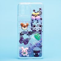 Чехол для Samsung SM-A035F (Galaxy A03) силиконовый 3D игрушки <фиолетовый> ― Nsk.OnlineBazar.su