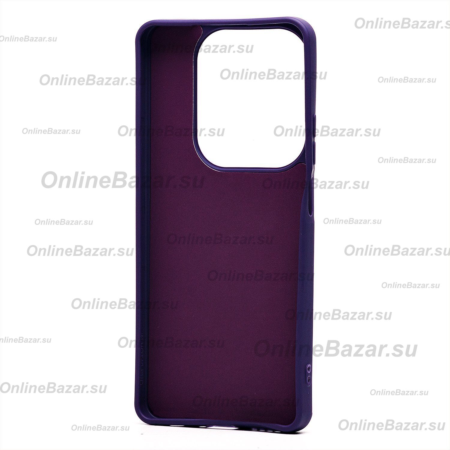 Чехол для Infinix Hot 40 Pro (X6837) силиконовый (рис. 335/кот) <фиолетовый> ― Nsk.OnlineBazar.su
