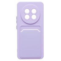 Чехол для Realme 13 Pro 5G силиконовый с картхолдером №9 <светло-фиолетовый> ― Nsk.OnlineBazar.su