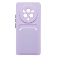 Чехол для Realme 14 Pro 5G силиконовый с картхолдером №9 <светло-фиолетовый> ― Nsk.OnlineBazar.su