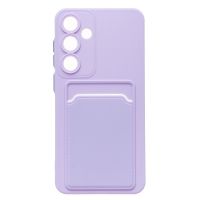 Чехол для Samsung SM-S936B (Galaxy S25 Plus) силиконовый с картхолдером №9 <светло-фиолетовый> ― Nsk.OnlineBazar.su