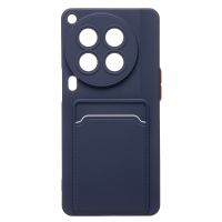 Чехол для Tecno Camon 30 Premier 5G (CL9) силиконовый с картхолдером №9 <темно-синий> ― Nsk.OnlineBazar.su