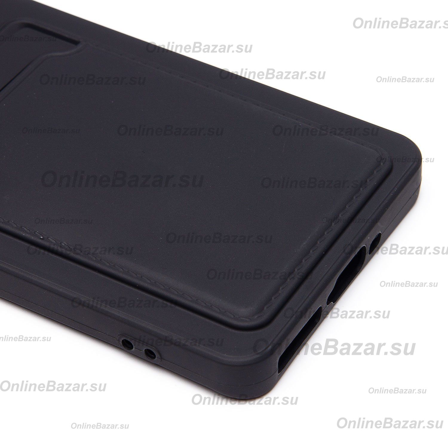 Чехол для Xiaomi Poco X7 силиконовый с картхолдером №9 <черный> ― Nsk.OnlineBazar.su