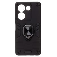 Чехол для Tecno Camon 20 Pro (CK7n) силиконовый противоударный с кольцом <черный> ― Nsk.OnlineBazar.su