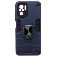 Чехол для Xiaomi Poco M5s силиконовый противоударный с кольцом <синий> ― Nsk.OnlineBazar.su