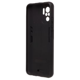 Чехол для Xiaomi Poco M5s силиконовый противоударный с кольцом <синий>