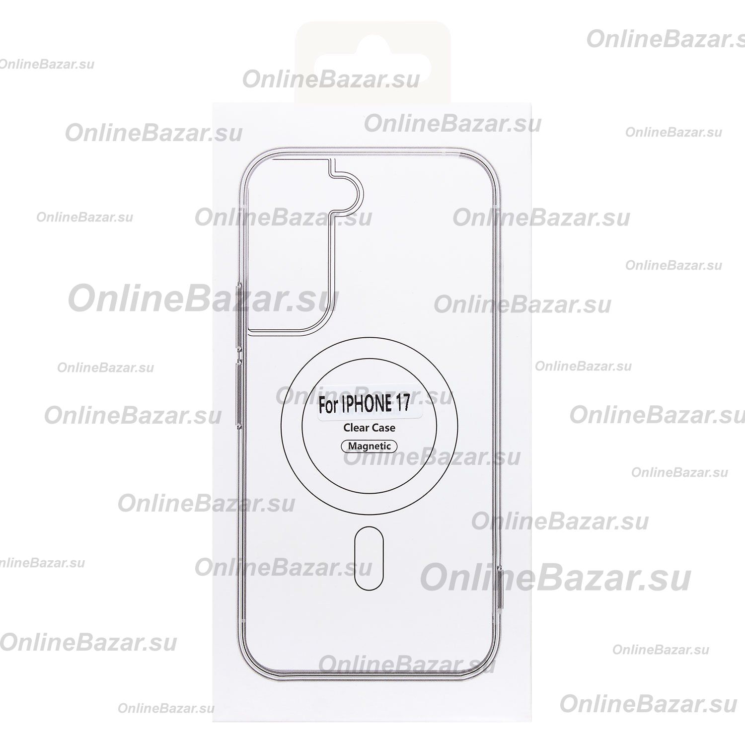 Чехол для Apple iPhone 17 пластиковый MagSafe <черный> ― Nsk.OnlineBazar.su