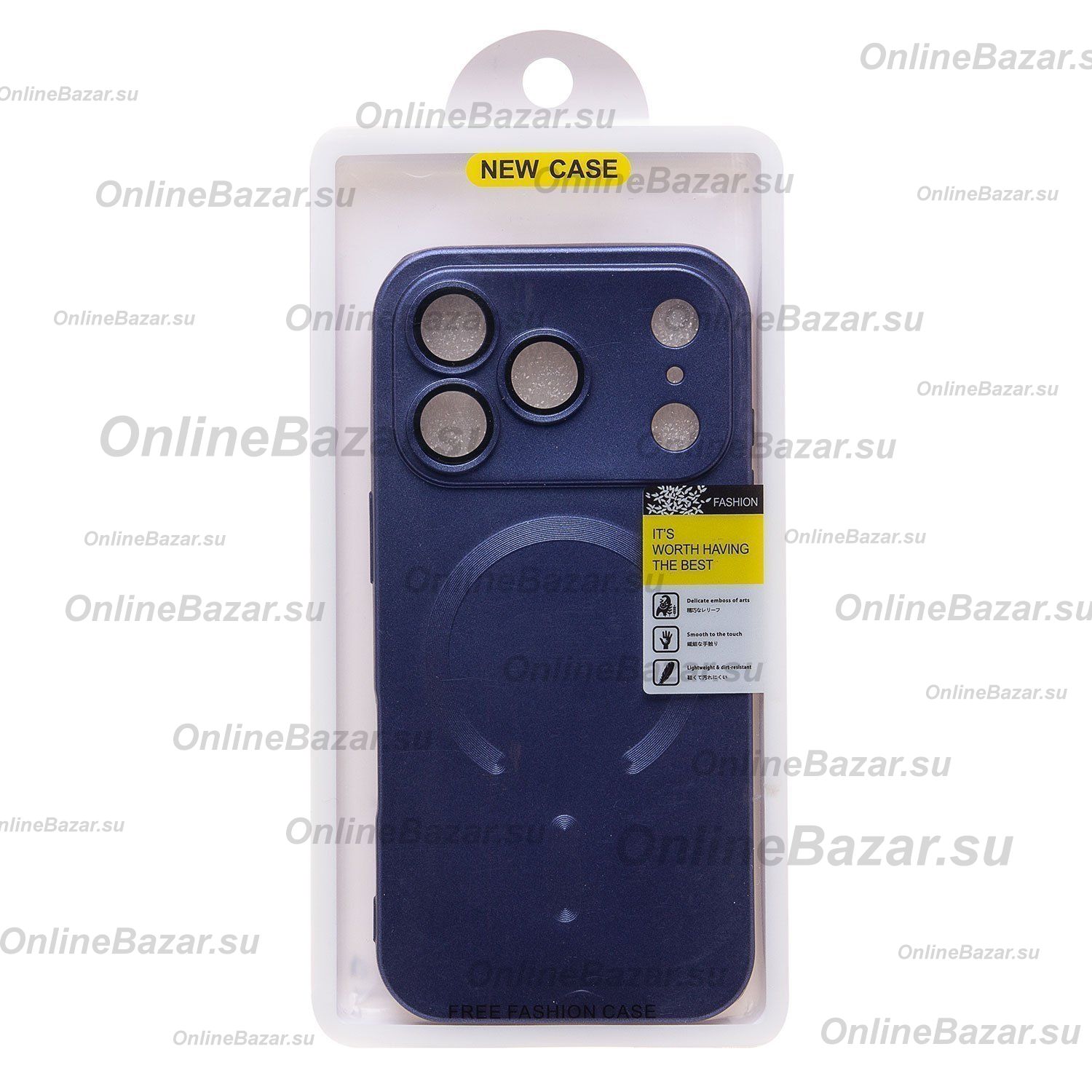 Чехол для Apple iPhone 17 Pro силиконовый Matte MagSafe <темно-синий> ― Nsk.OnlineBazar.su